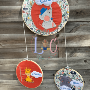 Triptyque Louis l'éléphant