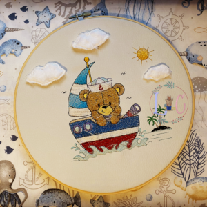 Malo l'ourson navigateur part à la découverte d'une île mystérieuse