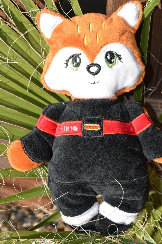 doudou pompier bébé oursonautes créatrice doudou peymeinade